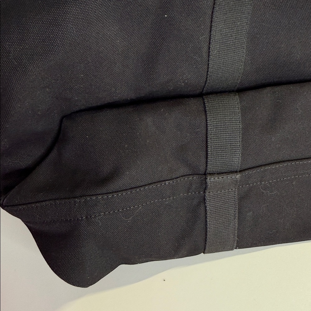 NWT everlane Organic Canvas Weekender Bag - Black large tote bag - Picture 7 of 11